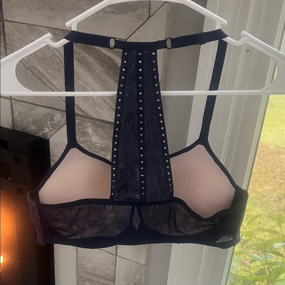 Victoria's Secret Midnight Blue Sheer Bra